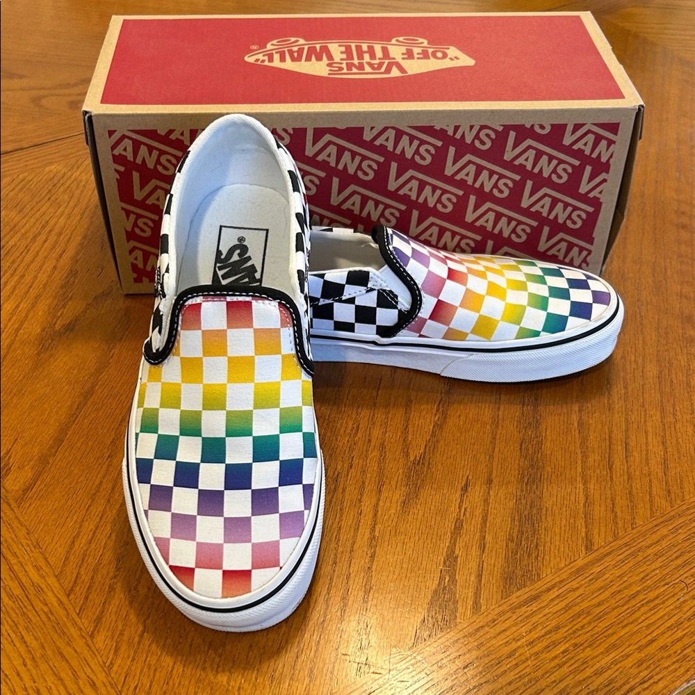Vans sneakers size 6.5 W multi color